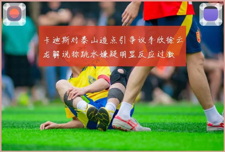 卡迪斯对泰山造点引争议李欣徐云龙解说称跳水嫌疑明显反应过激